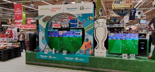 欧洲杯官方赞助商海信公布了自己的“小组赛战绩”